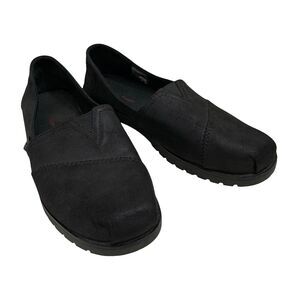 Skechers Shoes 9.5 Black Bobs Chill Lugs Urban Spell Memory Foam Faux Fur Lining